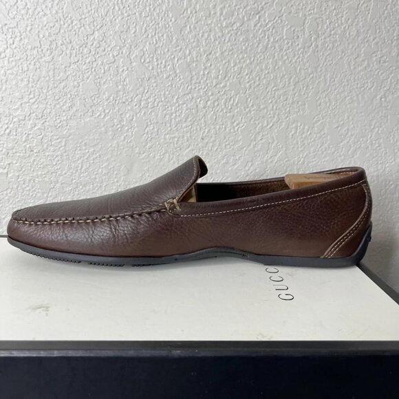 Sebago Men\'s Loafer Brown Leather Casual Slip On Shoes Size 13 US/12.5 UK main image 4